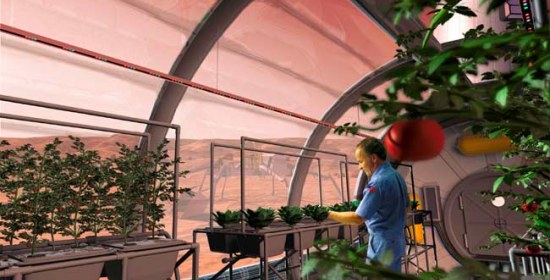 agricoltura nello spazio