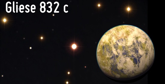 Gliese832c with star