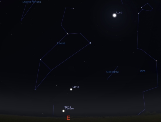 congiunzioneMarteVenluna